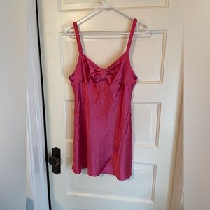 victoria’s secret satin nightgown pink - medium